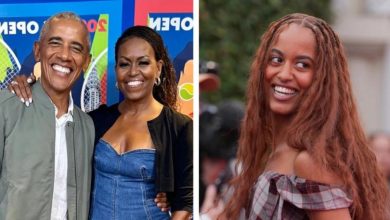 Who is Malia, the daughter of Barack and Michelle Obama who presented her first short film in France